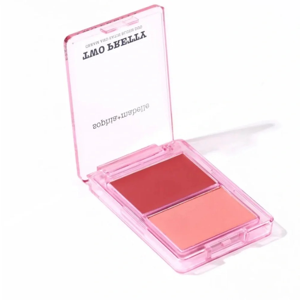 Sophia + Mabelle Cream and Satin Blush Duo Tanned & Tipsy